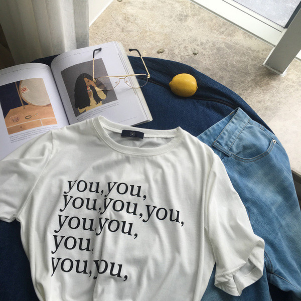 Стилна мъжка блуза с къс ръкав и интересен надпис - 2 цвята