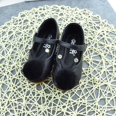 Детски сандали за момичета - затворени, с красива декорация