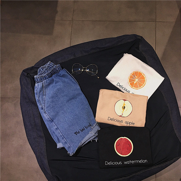 Φρέσκα mens το καλοκαίρι φανέλες με φρούτα