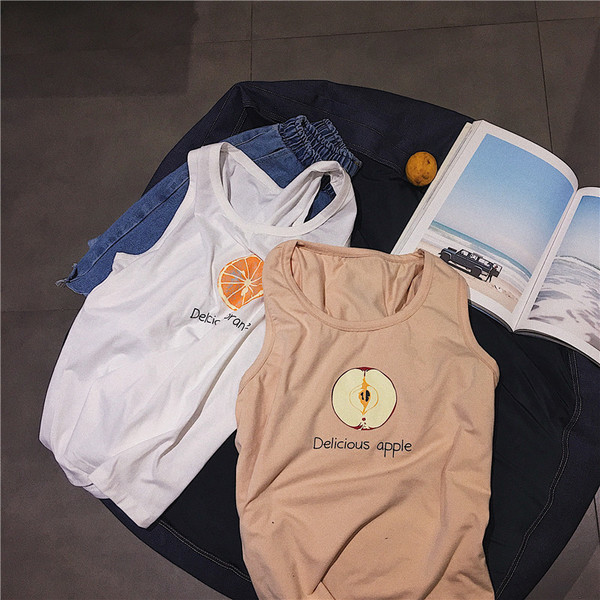 Φρέσκα mens το καλοκαίρι φανέλες με φρούτα