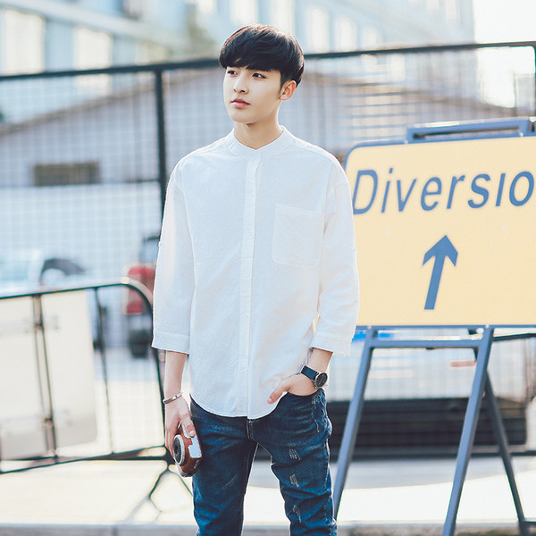 Άνετο ανδρικό  πουκάμισο σε διάφορα χρώματα