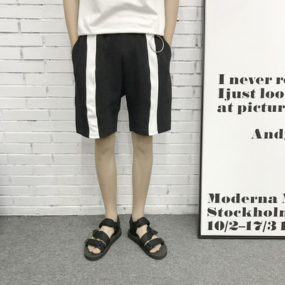 Πολύ άνετο σορτς περιστασιακή ανδρών ύφασμα με μεταλλικό δακτύλιο