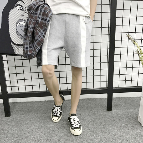 Πολύ άνετο σορτς περιστασιακή ανδρών ύφασμα με μεταλλικό δακτύλιο