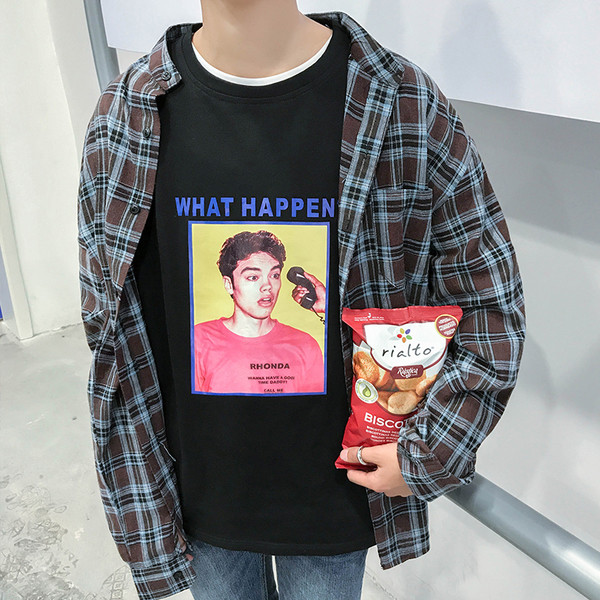 Unisex κομψό καθημερινό T-shirt με στάμπα