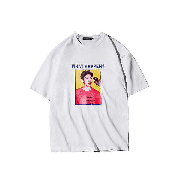 Unisex κομψό καθημερινό T-shirt με στάμπα