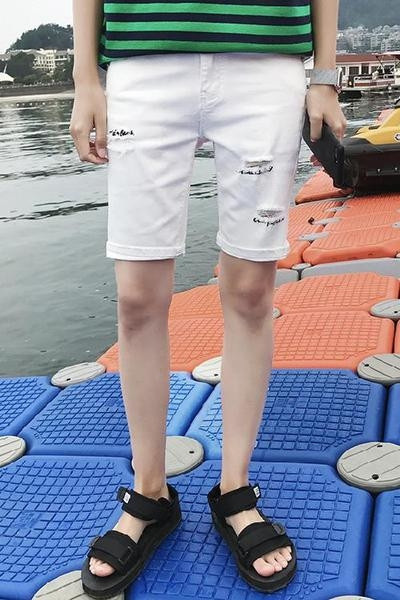 παντελόνι τζιν Πολλοί κομψή ανδρών με κίνητρα razrafani - 2 χρώματα