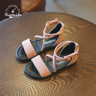 Καθημερινά Παιδικά σανδάλια για τα κορίτσια με σταυρωμένα τα λουριά