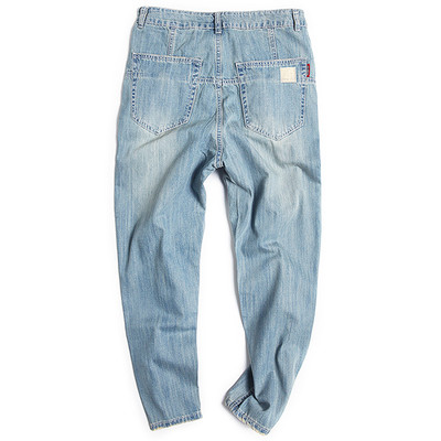 Μπλε τζιν 7/8 αρσενικό τύπου μοντέλο μολύβι