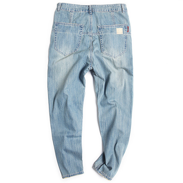 Μπλε τζιν 7/8 αρσενικό τύπου μοντέλο μολύβι