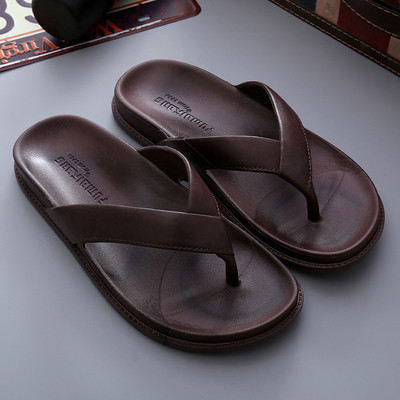 Καθημερινά unisex παντόφλες στο χέρι σε καφέ, μαύρο και άσπρο