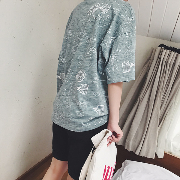 Σημερινό μοντέλο αρσενικό βαμβακερό πουκάμισο με ρίγες