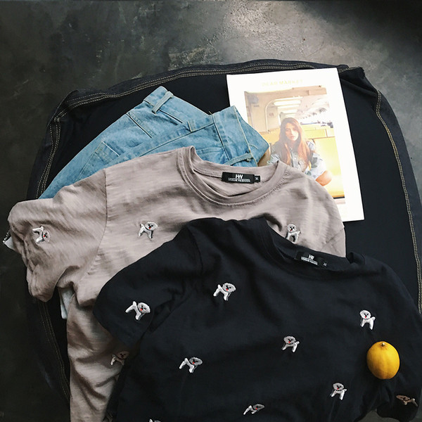 πουκάμισο Κομψή ανδρών με μεγάλη 3/4 κοντά μανίκια και πολλά ενδιαφέροντα πρότυπα-κουτάβια