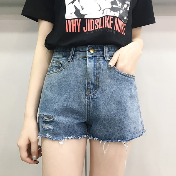 τζιν σορτς σύγχρονες γυναίκες με υψηλή μέση