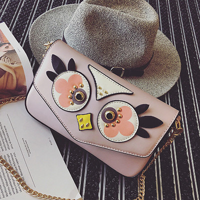 Сладка мини чанта с изображение на бухал в няколко разцветки