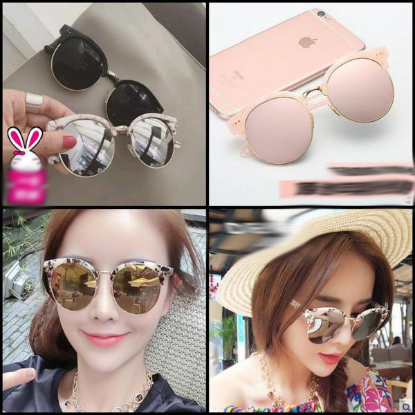 Μεγάλη κυρίες γυαλιά ηλίου - 7 χρώματα