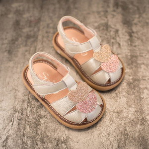 Γλυκό Παιδικά σανδάλια για τα κορίτσια με λαμπερά διακόσμηση