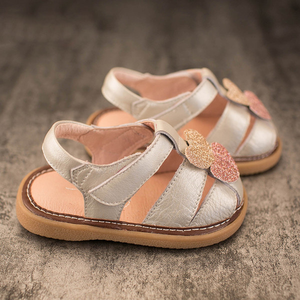 Γλυκό Παιδικά σανδάλια για τα κορίτσια με λαμπερά διακόσμηση