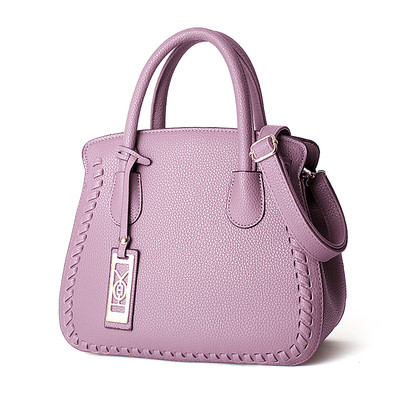 Дамска стилна чанта с два вида дръжки и в разнообразие от цветове