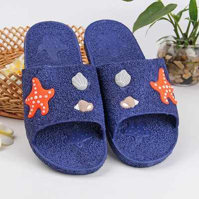 Γυναικείες παντόφλες για τη  παραλία με διακόσμηση σε διάφορα χρώματα