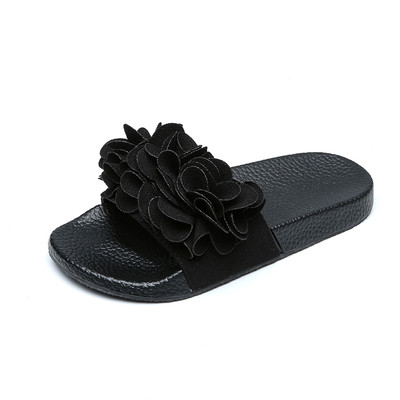 Πολύ λεπτές κυρίες περιστασιακή παντόφλες με όμορφη κορδέλα και αντιολισθητική σόλα