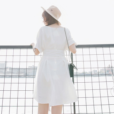 Κομψό κυρίες σιφόν φόρεμα με κρέμονται σύνδεση ιμάντα - έκδοση με και χωρίς πλάτη