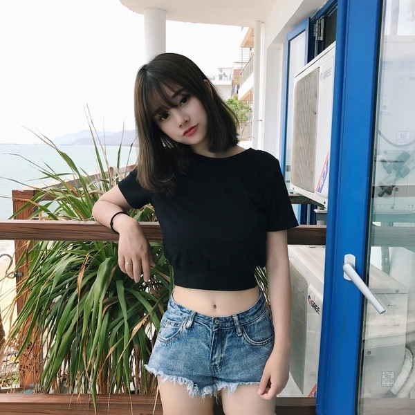 Καθημερινά ενδιαφέρουσες κυρίες μπλούζα με γυμνά κίνητρα πίσω