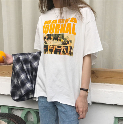 Καθημερινά Κυρίες Μπλούζα (τύπου χιτώνα) Σύντομη 3/4 μανίκι εκτύπωσης - 3 χρώματα