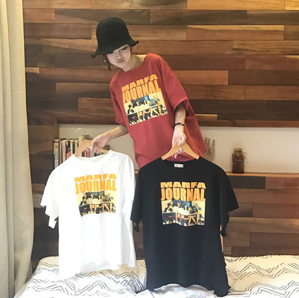 Καθημερινά Κυρίες Μπλούζα (τύπου χιτώνα) Σύντομη 3/4 μανίκι εκτύπωσης - 3 χρώματα