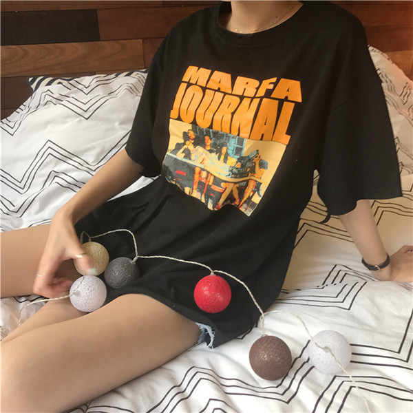 Καθημερινά Κυρίες Μπλούζα (τύπου χιτώνα) Σύντομη 3/4 μανίκι εκτύπωσης - 3 χρώματα