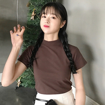 Πολύ ευγενική κυρία καθημερινή μπλούζα με κοντά μανίκια - 4tsvyata