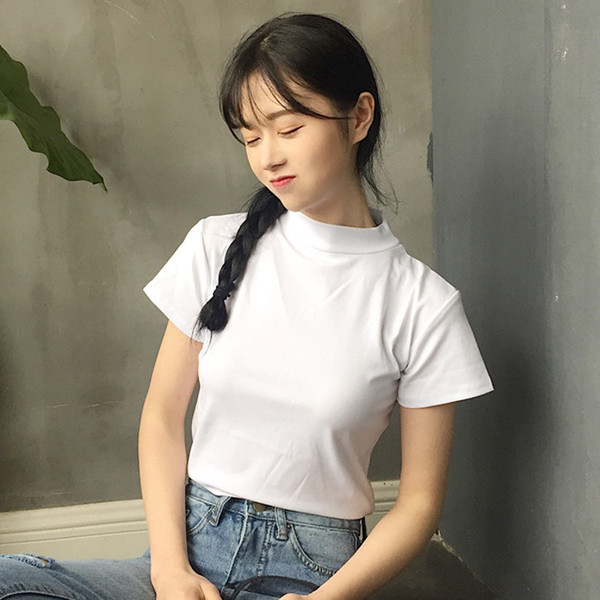 Πολύ ευγενική κυρία καθημερινή μπλούζα με κοντά μανίκια - 4tsvyata