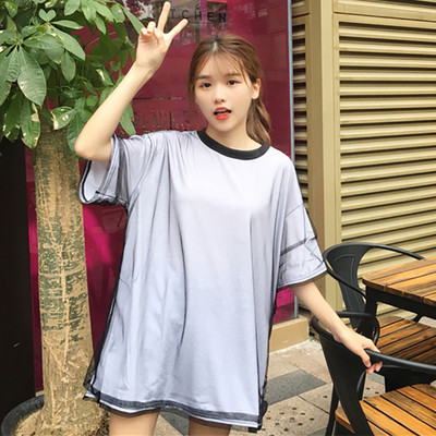 Κυρίες μεγάλη «φίλος» χιτώνα στυλ t-shirt