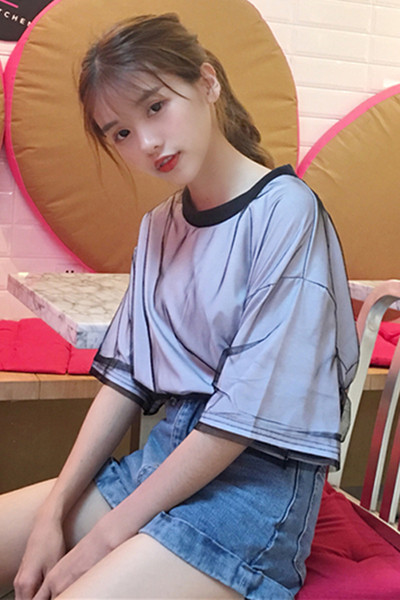 Κυρίες μεγάλη «φίλος» χιτώνα στυλ t-shirt