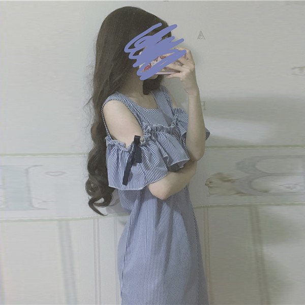 καθημερινά μεγάλη ριγέ φόρεμα Πολύ ενδιαφέρουσα γυναικεία