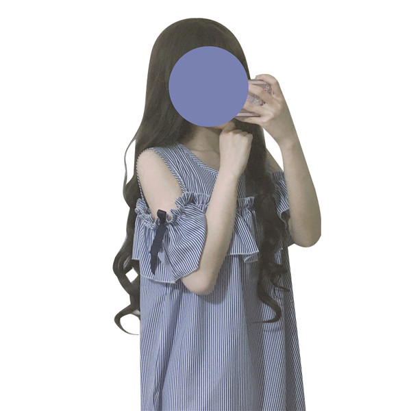 καθημερινά μεγάλη ριγέ φόρεμα Πολύ ενδιαφέρουσα γυναικεία