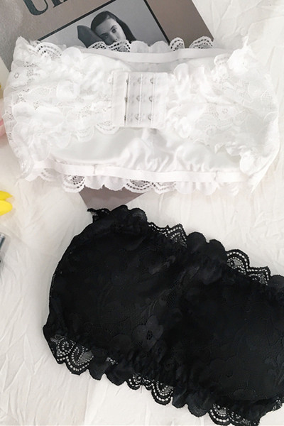 Много нежен дамски дантелен сутиен без презрамки