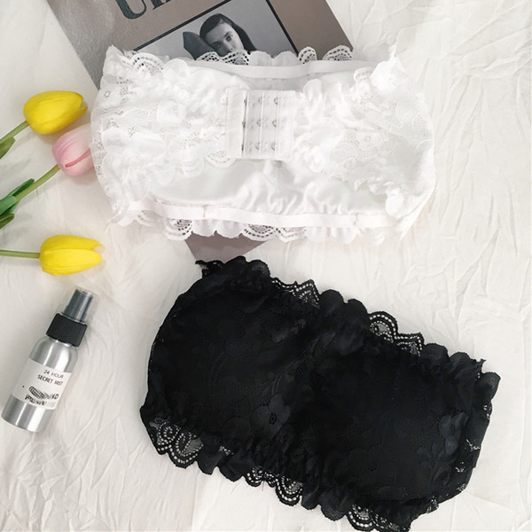 Много нежен дамски дантелен сутиен без презрамки