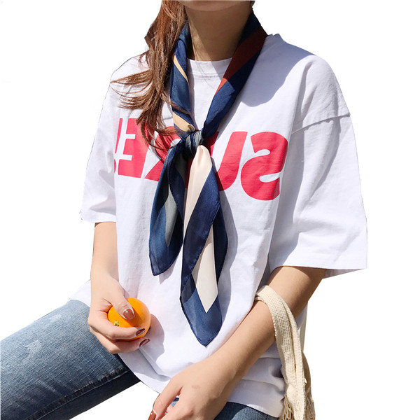 Πολύ φρέσκο ​​και πολύ μοντέρνα κυρίες ευρύ-shirt με κοντά μανίκια 3/4 - 5 χρώματα