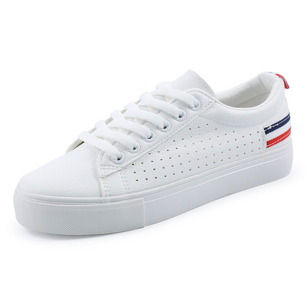 Πολύ άνετα  καθημερινά αναπνευστικά αθλητικά  γυναικεία παπούτσια με επίπεδη σόλα