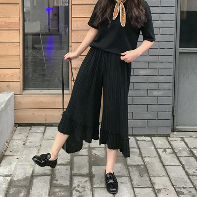 παντελόνια σιφόν καλοκαίρι Μοντέρνα πλισέ κυρίες