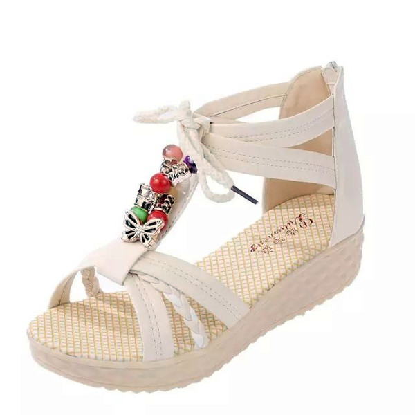 Πολύ ενδιαφέρον περιστασιακή κυρίες σανδάλια με ενδιαφέρον ornamentcheta