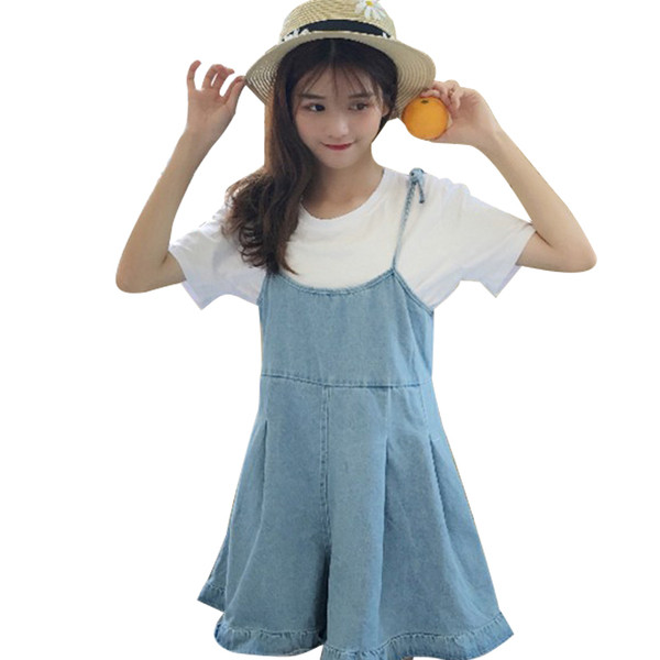 Καθαριστικό μοντέλο κυρίες σύντομη jumpsuit με τιράντες συνδέσεις