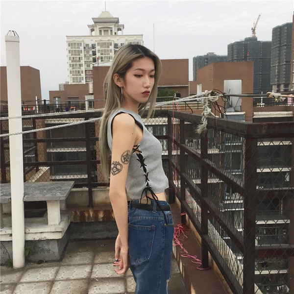 Κομψή λεπτή κυρίες γιλέκο με πολλά ενδιαφέροντα links και από τις δύο πλευρές