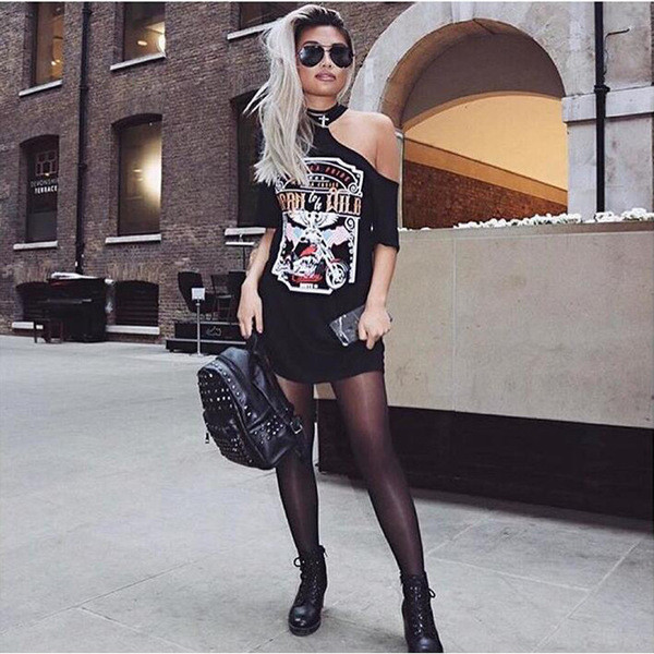 Много стилна и екстравагантна дамска дълга блуза тип туника с интересна апликация