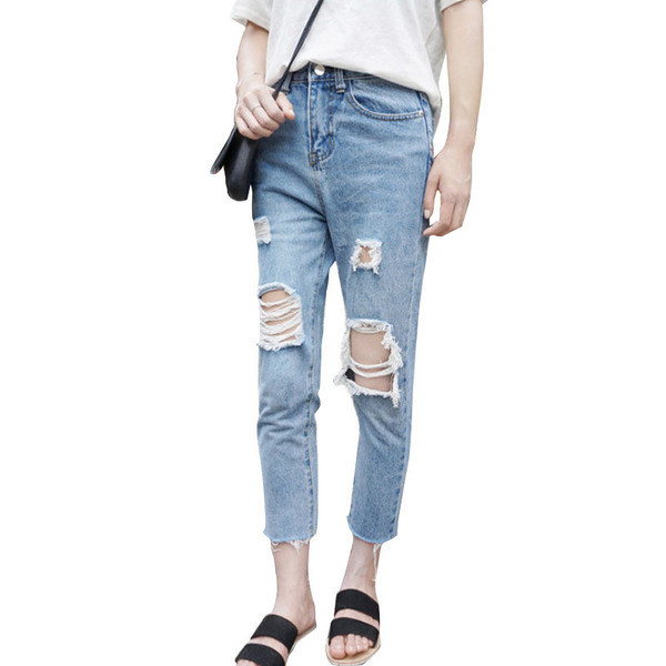 Μοντέρνα γυναικεία τζιν  Boyfriend 