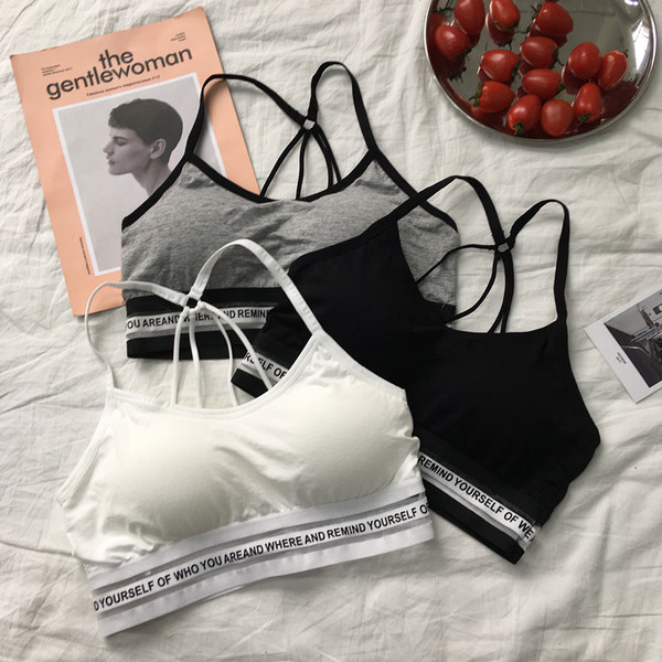 Ελαστική πολύ άνετα μπουστάκια των γυναικών - 3 χρώματα