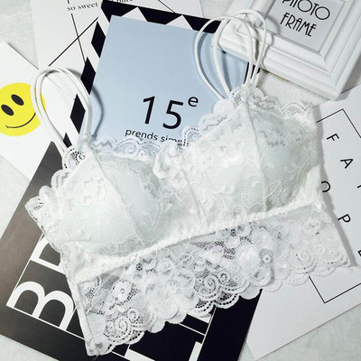 Πολύ απαλά και κομψά κυρίες δαντέλα μπουστάκι - 2 χρώματα