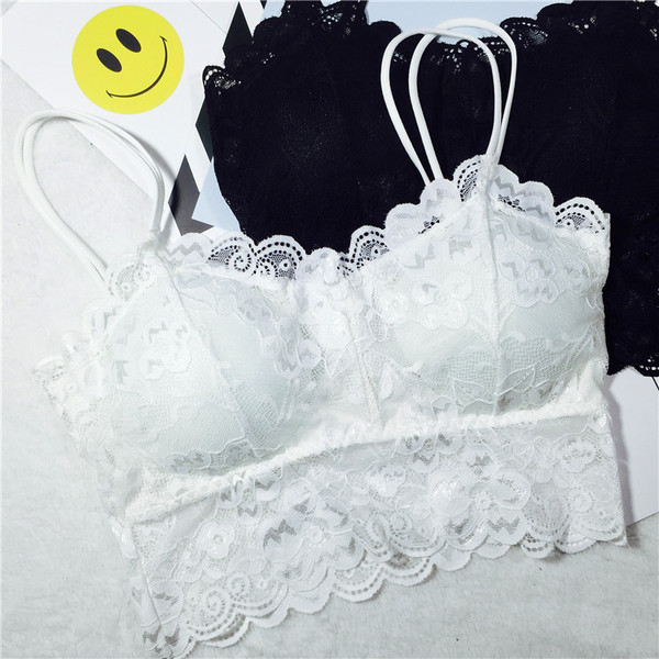 Πολύ απαλά και κομψά κυρίες δαντέλα μπουστάκι - 2 χρώματα