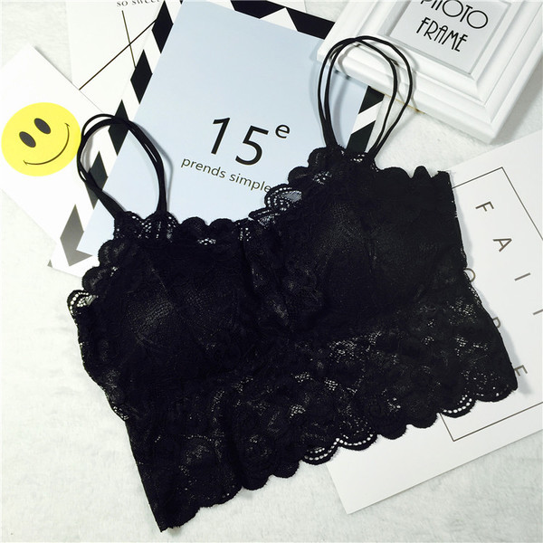 Πολύ απαλά και κομψά κυρίες δαντέλα μπουστάκι - 2 χρώματα