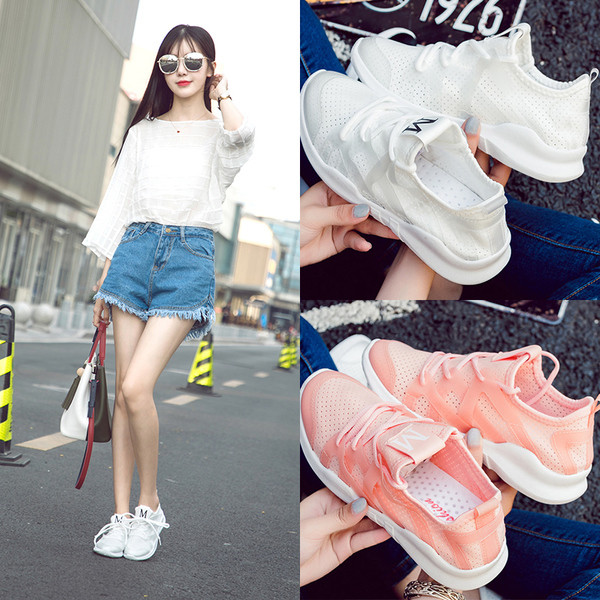 Αναπνευστικά γυναικεία  πάνινα παπούτσια - 3 χρώματα